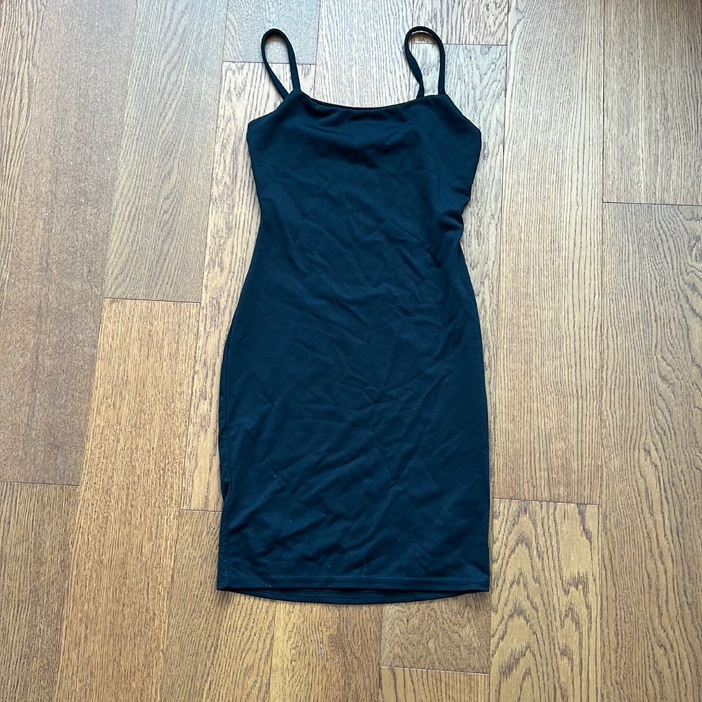 WOMENS BLACK MINI DRESS